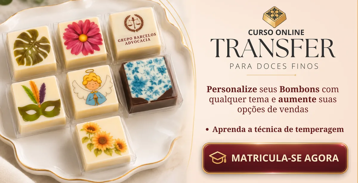 Curso Online Transfer para Doces Finos